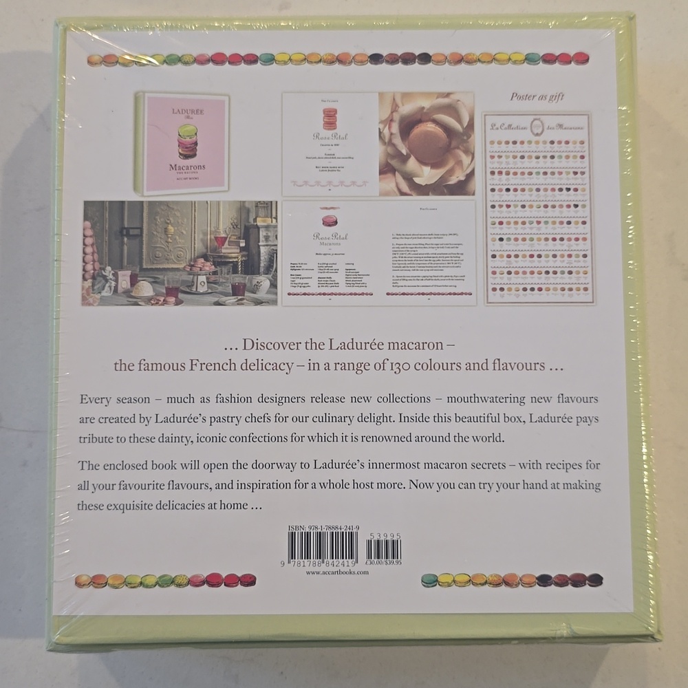 Laduree Macarons The Recipes Book - Sealed - Picture 2 of 3
